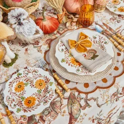 Mrs. Alice Autumn Flowers Starter Plates (Set of 4)< Starter Plates | Crockery Sets