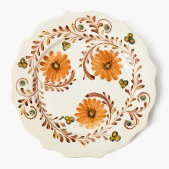 Mrs. Alice Autumn Flowers Starter Plates (Set of 4)< Starter Plates | Crockery Sets