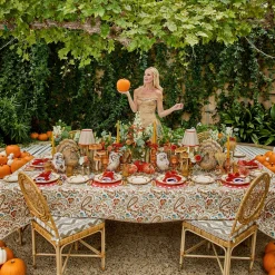 Mrs. Alice Autumnal Paisley Tablecloth< Tablecloths