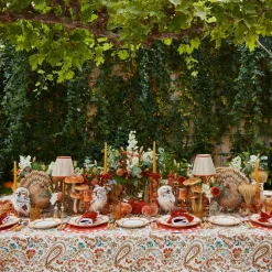 Mrs. Alice Autumnal Paisley Tablecloth< Tablecloths