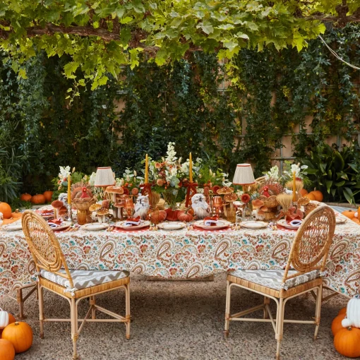 Mrs. Alice Autumnal Paisley Tablecloth< Tablecloths
