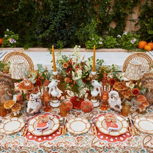 Mrs. Alice Autumnal Paisley Tablecloth< Tablecloths