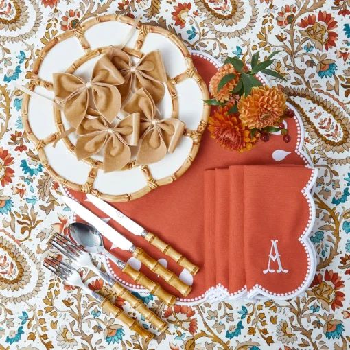 Mrs. Alice Autumnal Paisley Tablecloth< Tablecloths