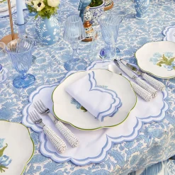 Mrs. Alice Azure Pheasant Tablecloth< Tablecloths | For Her