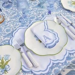 Mrs. Alice Azure Pheasant Tablecloth< Tablecloths | For Her