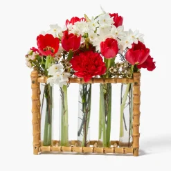 Mrs. Alice Bamboo Bud Vase< Summer Glassware | Vases