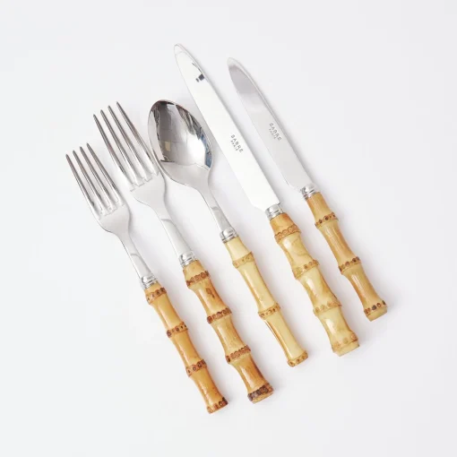 Mrs. Alice Bamboo Cutlery Set (5 Piece)< Cutlery Sets