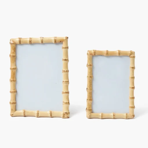 Mrs. Alice Bamboo Photo Frames (Set of 2)< For Her | For The Homemaker