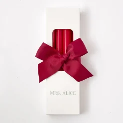 Mrs. Alice Berry Red Candles (Set of 8)< Candles