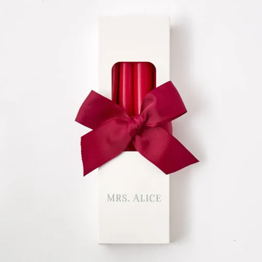 Mrs. Alice Berry Red Candles (Set of 8)< Candles