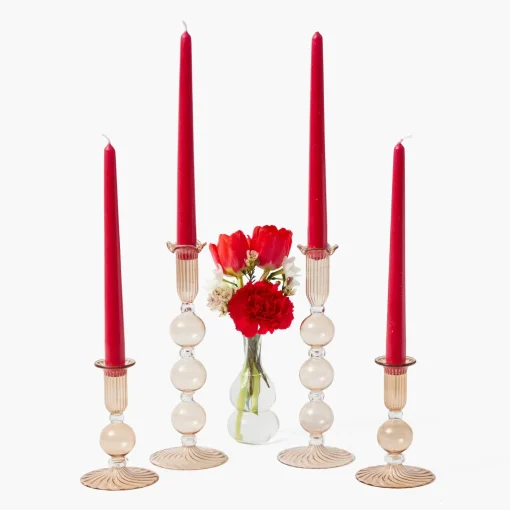 Mrs. Alice Berry Red Candles (Set of 8)< Candles
