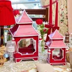 Mrs. Alice Berry Red Pagoda Lantern< Year-round Decorations | Spring Decorations