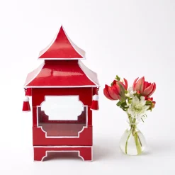 Mrs. Alice Berry Red Pagoda Lantern< Year-round Decorations | Spring Decorations