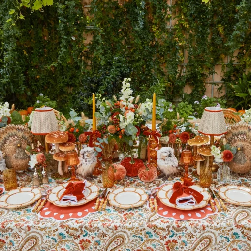 Mrs. Alice Bettina Burnt Orange Placemats (Set of 4)< Placemats