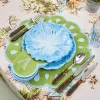 Mrs. Alice Bettina Green & Blue Placemats & Napkins (Set of 4)< Table Linen Sets | Mrs. Alice Monogram