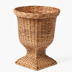 Mrs. Alice Bettina Rattan Urn< Vases | Vases & Planters