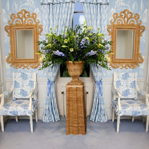 Mrs. Alice Bettina Rattan Urn< Vases | Vases & Planters