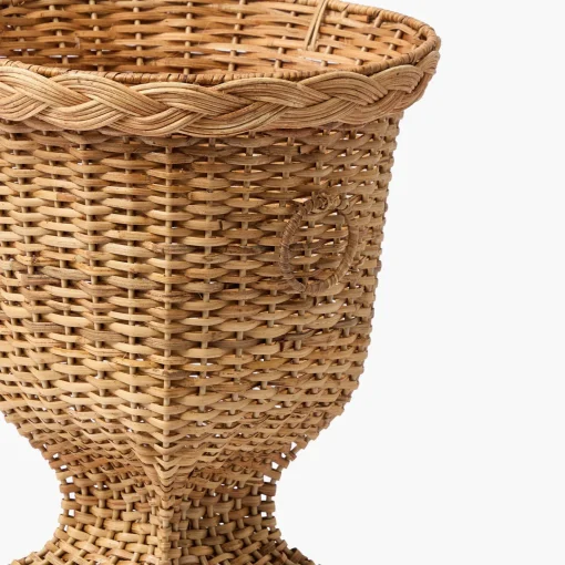 Mrs. Alice Bettina Rattan Urn< Vases | Vases & Planters