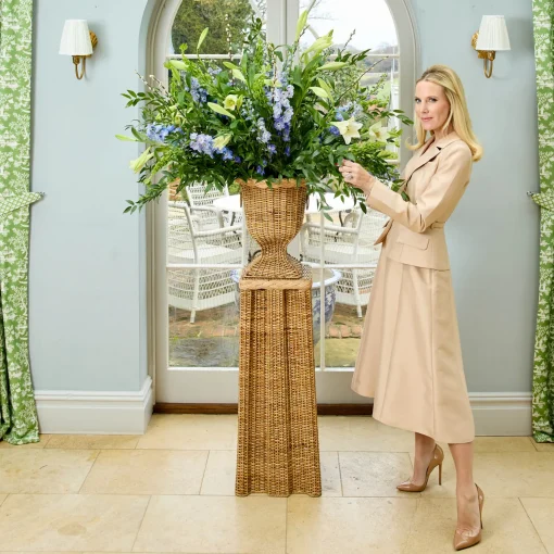 Mrs. Alice Bettina Rattan Urn< Vases | Vases & Planters