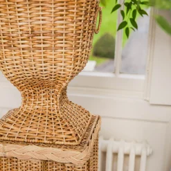 Mrs. Alice Bettina Rattan Urn< Vases | Vases & Planters