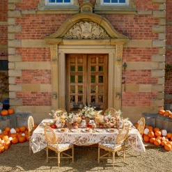 Mrs. Alice Bettina Taupe & Mustard Napkins (Set of 4)< Napkins | Mrs. Alice Monogram