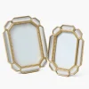 Mrs. Alice Beveled Edge Mirror Photo Frames (Set of 2)< For Her | For The Homemaker