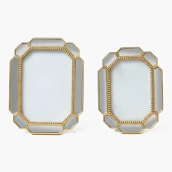 Mrs. Alice Beveled Edge Mirror Photo Frames (Set of 2)< For Her | For The Homemaker