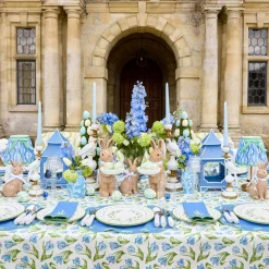 Mrs. Alice Blue & Green Ikat Bow Lampshade (18cm)< Lampshades