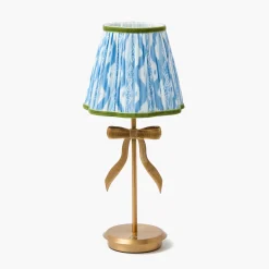 Mrs. Alice Blue & Green Ikat Lampshade (18cm)< Summer Lighting | Lampshades