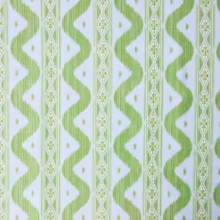 Mrs. Alice Blue & Green Ikat Tablecloth< Summer Table Linen | Tablecloths