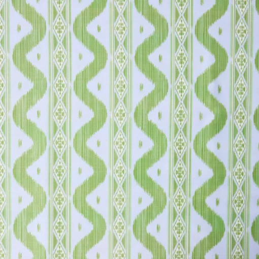 Mrs. Alice Blue & Green Ikat Tablecloth< Summer Table Linen | Tablecloths