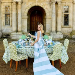 Mrs. Alice Blue & Green Josephine Garland Dinner & Starter Plates (Set of 8)< Crockery Sets