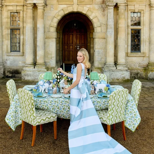 Mrs. Alice Blue & Green Josephine Garland Dinner & Starter Plates (Set of 8)< Crockery Sets