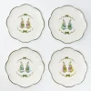 Mrs. Alice Blue & Pink Cottontail Bunny Dinner Plates (Set of 4)< Dinner Plates | Crockery Sets