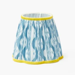 Mrs. Alice Blue & Yellow Ikat Lampshade (18cm)< Lampshades
