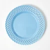 Mrs. Alice Blue Basketweave Dinner Plate< Summer Crockery | Dinner Plates