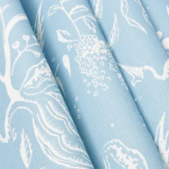 Mrs. Alice Blue Chelsea Square Fabric< Serena Fresson Fabrics