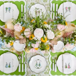 Mrs. Alice Blue Cottontail Bunny Starter Plate< Starter Plates