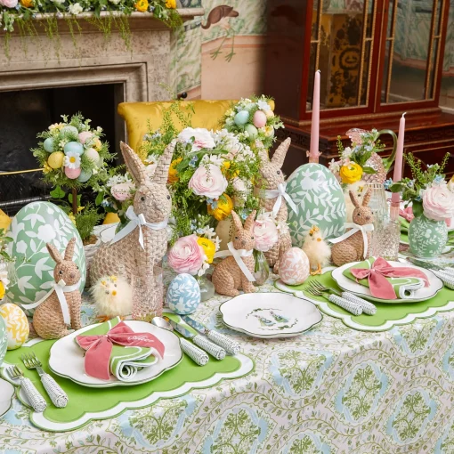 Mrs. Alice Blue Cottontail Bunny Starter Plate< Starter Plates
