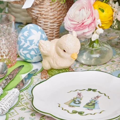 Mrs. Alice Blue Cottontail Bunny Starter Plate< Starter Plates
