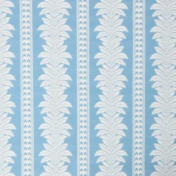 Mrs. Alice Blue Fern Stripe Tablecloth< Summer Table Linen | Tablecloths