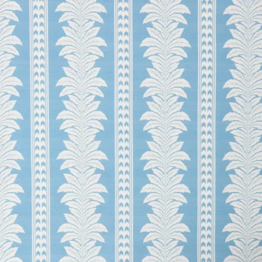 Mrs. Alice Blue Fern Stripe Tablecloth< Summer Table Linen | Tablecloths