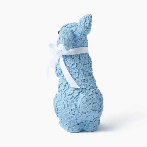 Mrs. Alice Blue Floral Bunny (Pair)< Spring Decorations