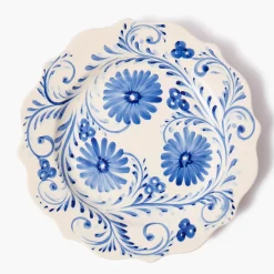 Mrs. Alice Blue Flowers Dinner Plate< Dinner Plates