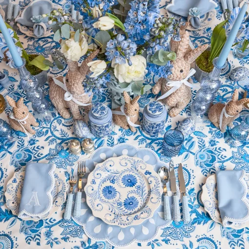Mrs. Alice Blue Flowers Dinner Plate< Dinner Plates
