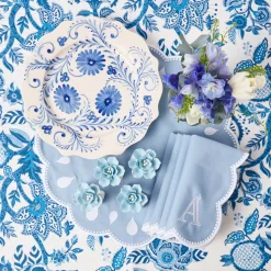 Mrs. Alice Blue Flowers Dinner Plate< Dinner Plates
