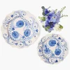 Mrs. Alice Blue Flowers Starter Plate< Starter Plates