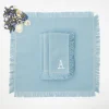 Mrs. Alice Blue Fringe Napkins (Set of 4)< Napkins | Mrs. Alice Monogram
