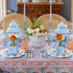 Mrs. Alice Blue Fringe Napkins (Set of 4)< Napkins | Mrs. Alice Monogram