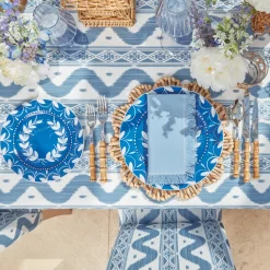 Mrs. Alice Blue Fringe Napkins (Set of 4)< Napkins | Mrs. Alice Monogram